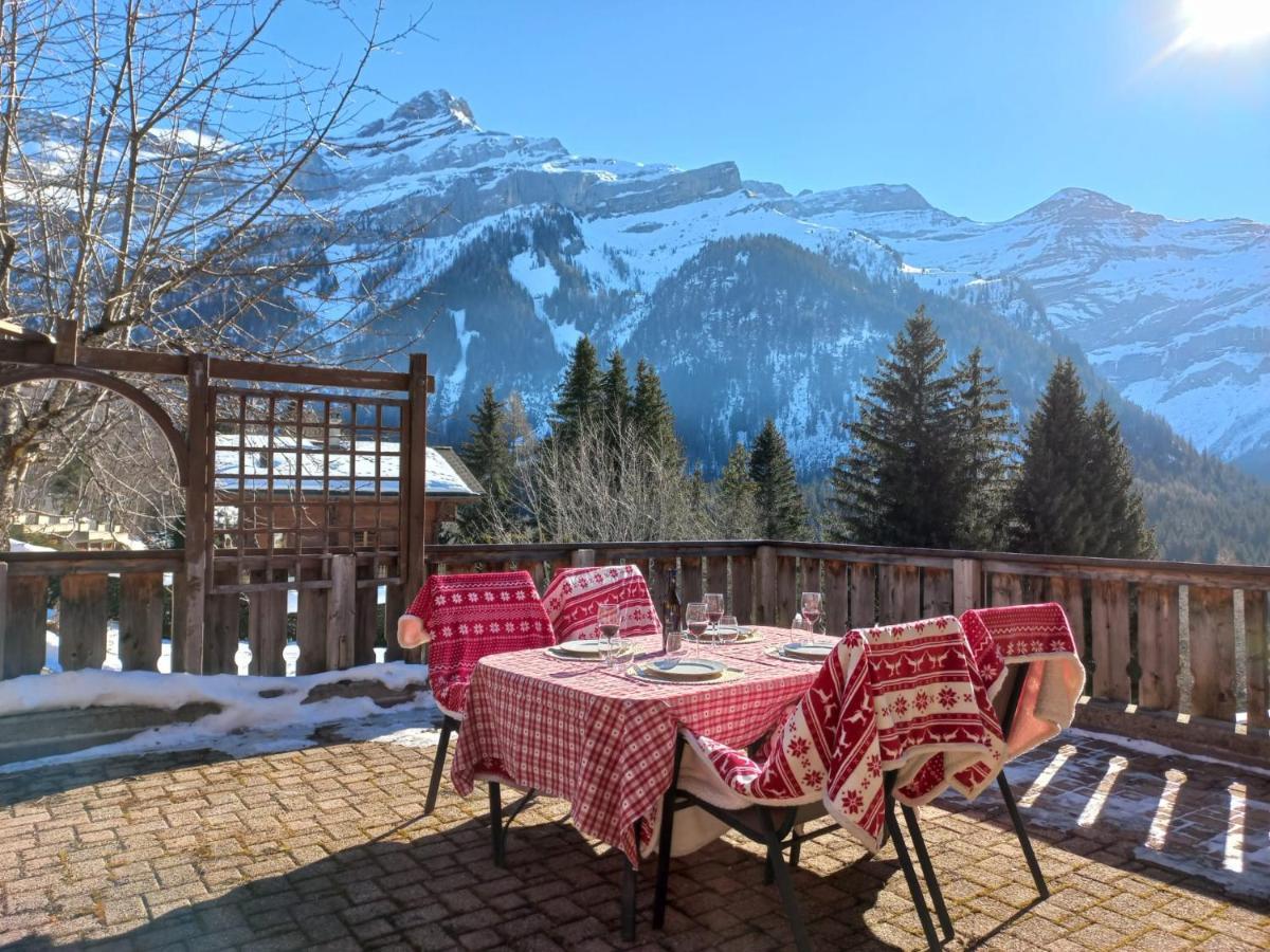 Chambre D'Hotes L'Ours Bleu Les Diablerets Exteriör bild