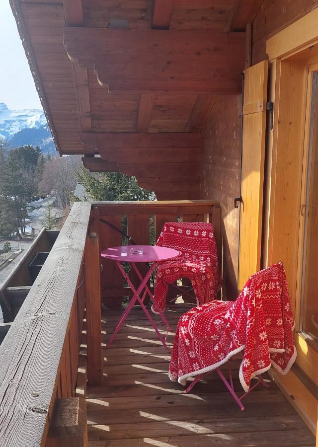 Chambre D'Hotes L'Ours Bleu Les Diablerets Exteriör bild