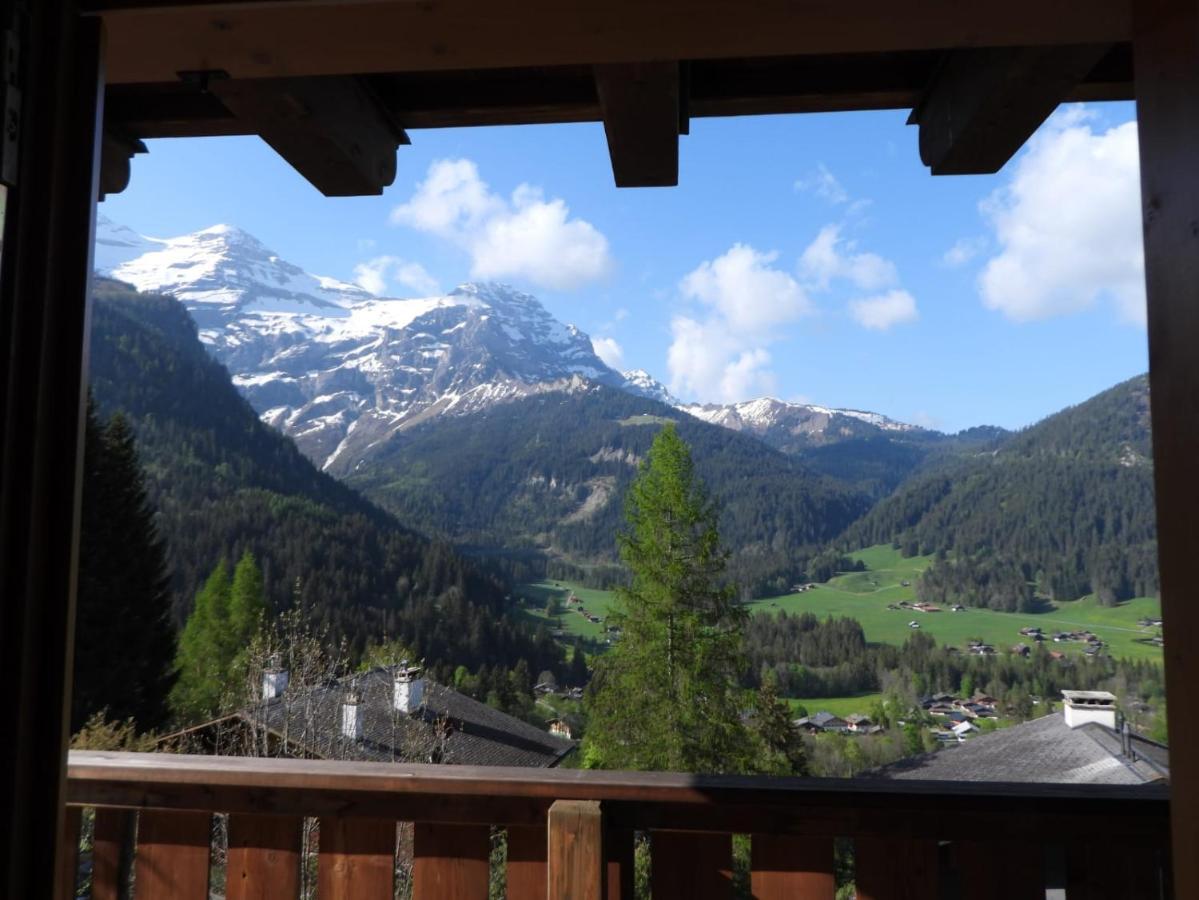 Chambre D'Hotes L'Ours Bleu Les Diablerets Exteriör bild
