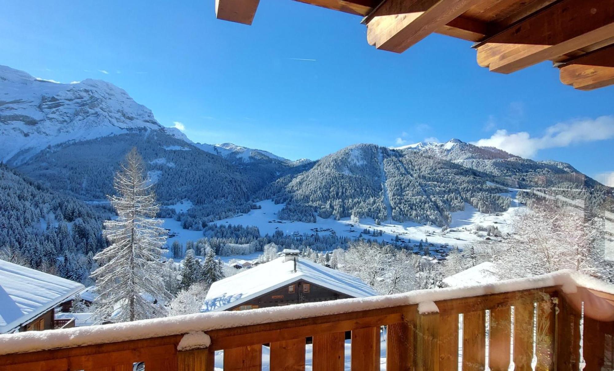 Chambre D'Hotes L'Ours Bleu Les Diablerets Exteriör bild